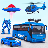 Bus Robot Car War - Robot Game