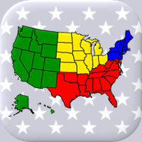 Unduh APK 50 US States Map, Capitals & Flags - American Quiz Versi terbaru