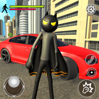 Download APK Bat Rope Hero Stickman Crime - Gangster Mafia Game Latest Version