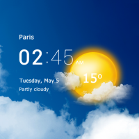 Download APK Transparent clock and weather Latest Version