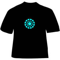 Iron Man Arc Reactor Tshirt Chest Piece