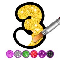 Download APK Glitter Number and letters coloring Book for kids Latest Version