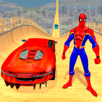 Superhero Car Stunts: Car Game