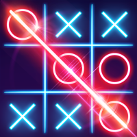 Tic Tac Toe 2 Player:Glow XOXO